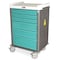 Mri Safe Carts MR-Conditional 6 Drawer Anesthesia Cart, Key locking MR6K - alternate 2